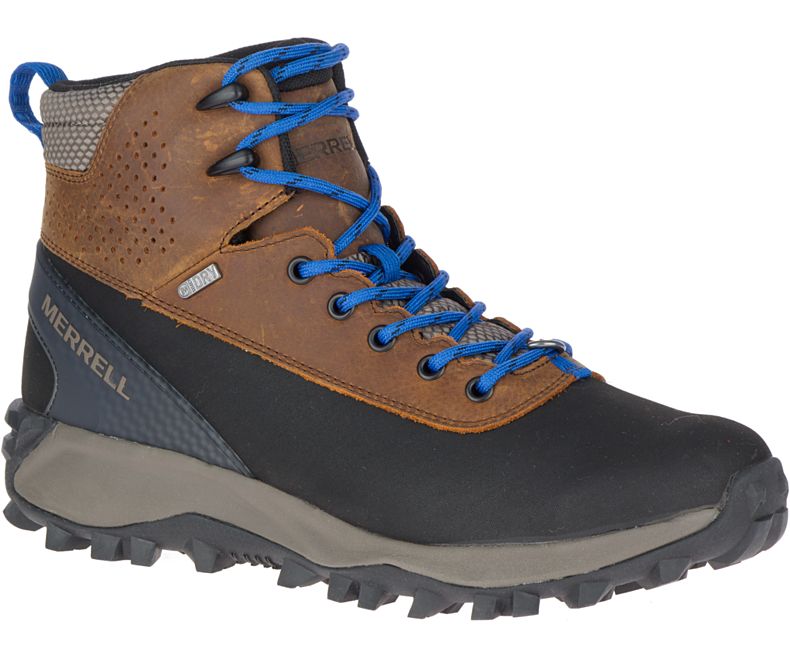 Merrell Thermo Kiruna Mid Shell Vanntette Vanntette Sko Herre Brune | 41495M-2WD