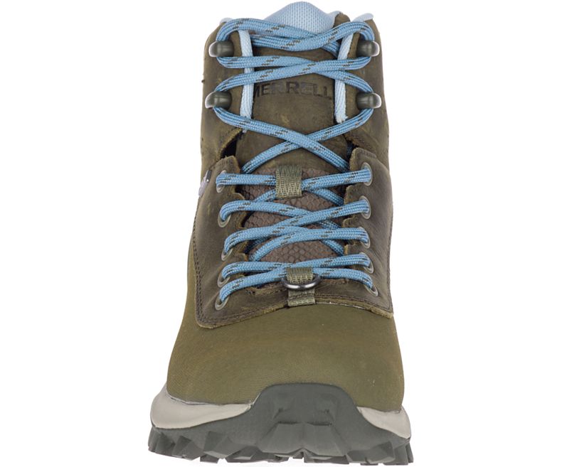 Merrell Thermo Kiruna Mid Shell Vanntette Vanntette Sko Dame Olivengrønne | 41542W-1WO