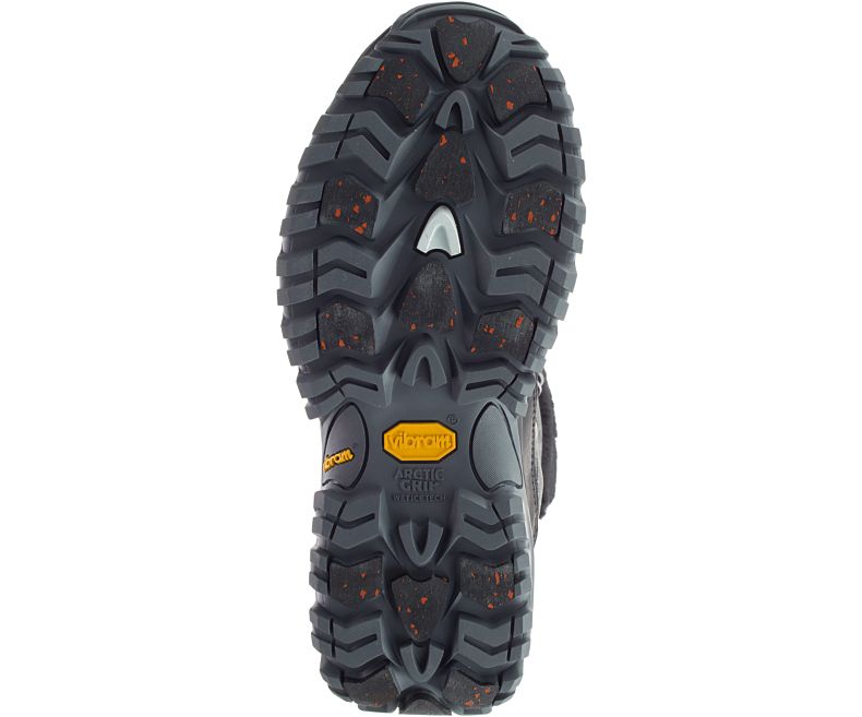 Merrell Thermo Rhea Høye Vanntette Gåsko Dame Mørke Grå | 41496W-1WD