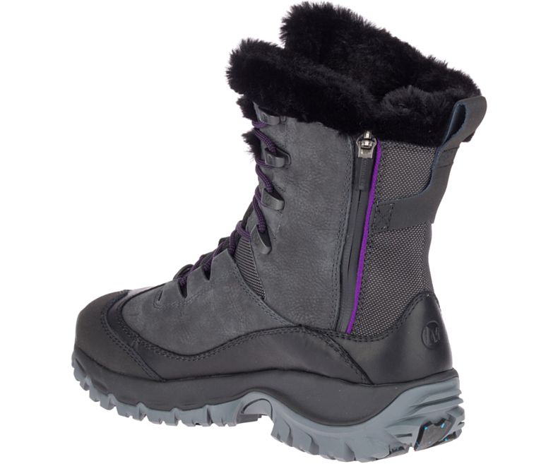 Merrell Thermo Rhea Mid Vanntette Fjellsko Dame Mørke Grå | 41497W-1HD