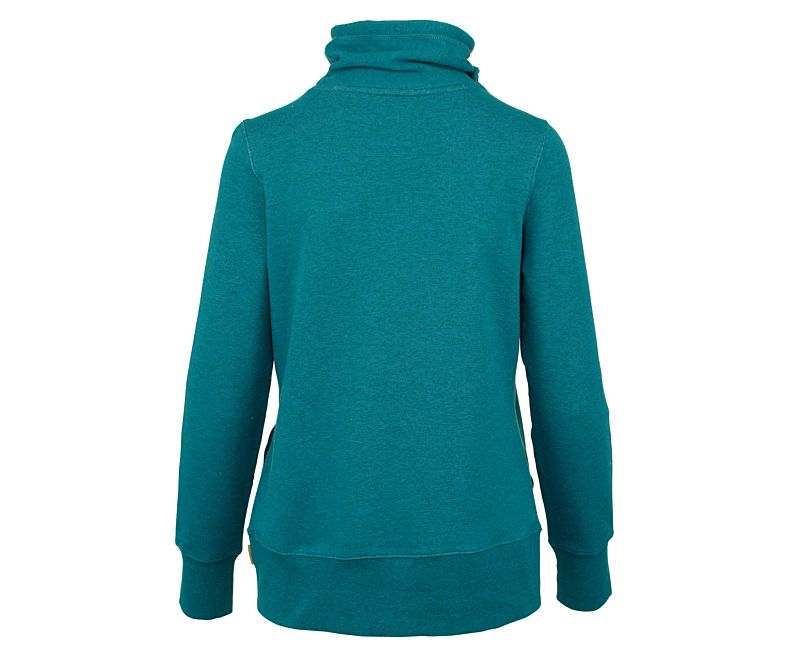 Merrell Trailhead French Terry Pullover Skjorter Med Lange Armer Dame Grønn | 41282W-1LG