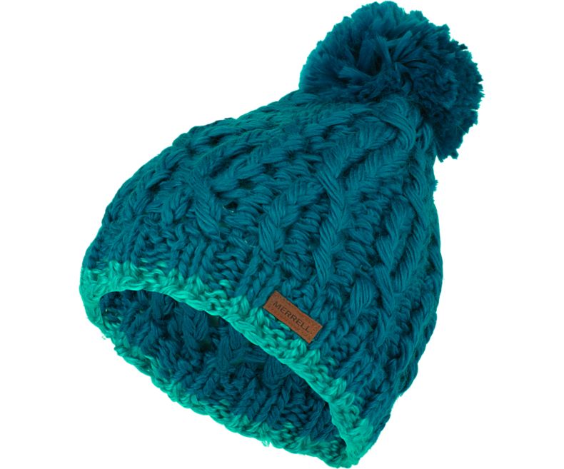 Merrell Trailhead Pom Beanie Hatt Dame Grønn | 41534U-1HG