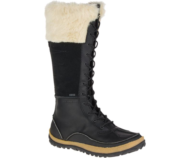 Merrell Tremblant Høye Polar Vanntette Vinterstøvler Dame Svarte | 29553W-1IB