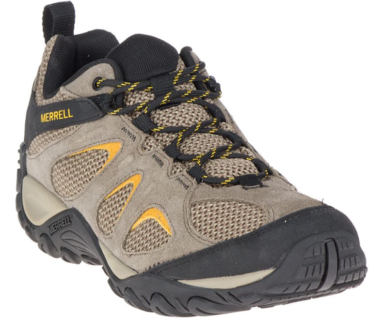 Merrell Yokota 2 Brede Bredde Fjellsko Herre Beige Svarte | 38706M-2HB