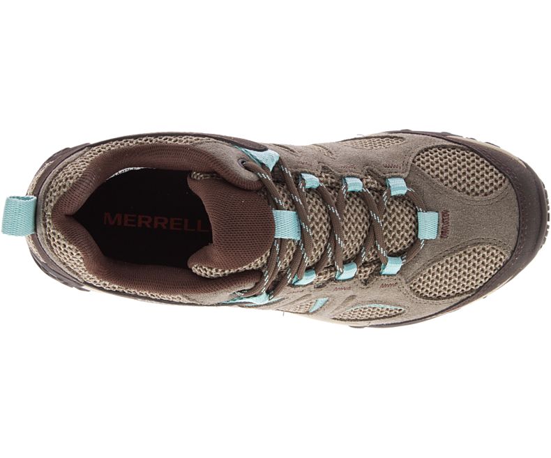 Merrell Yokota 2 Fjellsko Dame Brune Lyse Blå | 35833W-1HB