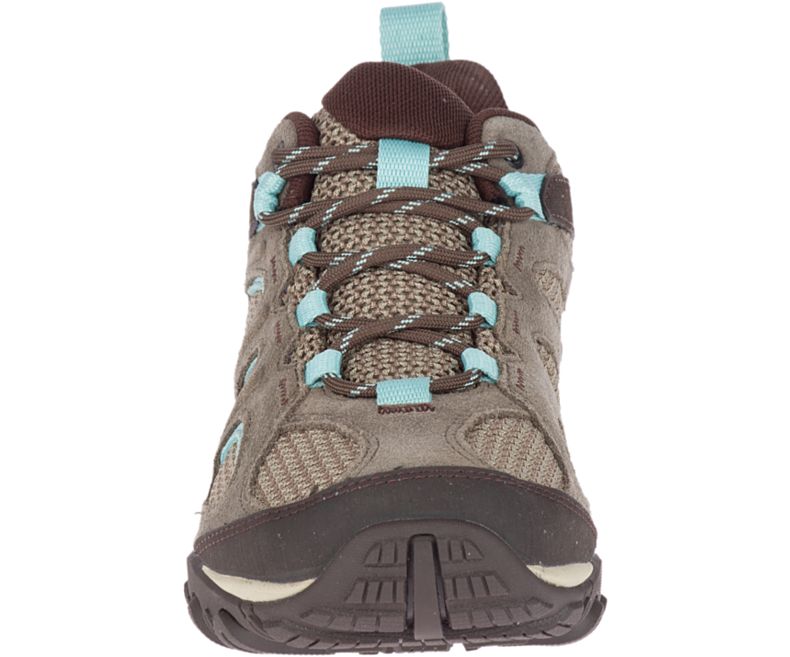 Merrell Yokota 2 Fjellsko Dame Brune Lyse Blå | 35833W-1HB