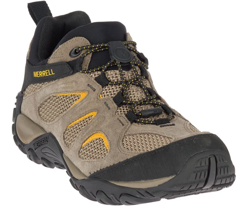 Merrell Yokota 2 Stretch Fjellsko Herre Beige Svarte | 41395M-2HB