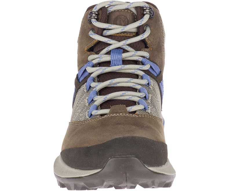 Merrell Zion Mid Vanntette Fjellsko Dame Brune | 40758W-1HB