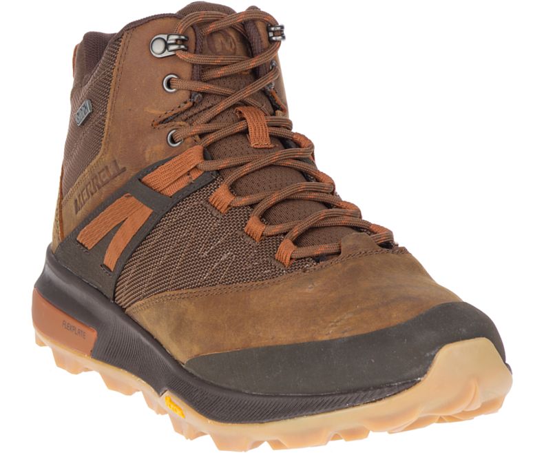 Merrell Zion Mid Vanntette Fjellsko Herre Mørke Brune | 40759M-2HA