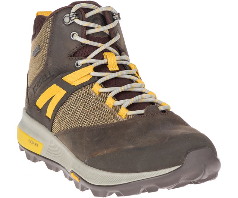 Merrell Zion Mid Vanntette Fjellsko Herre Brune | 40759M-2HC