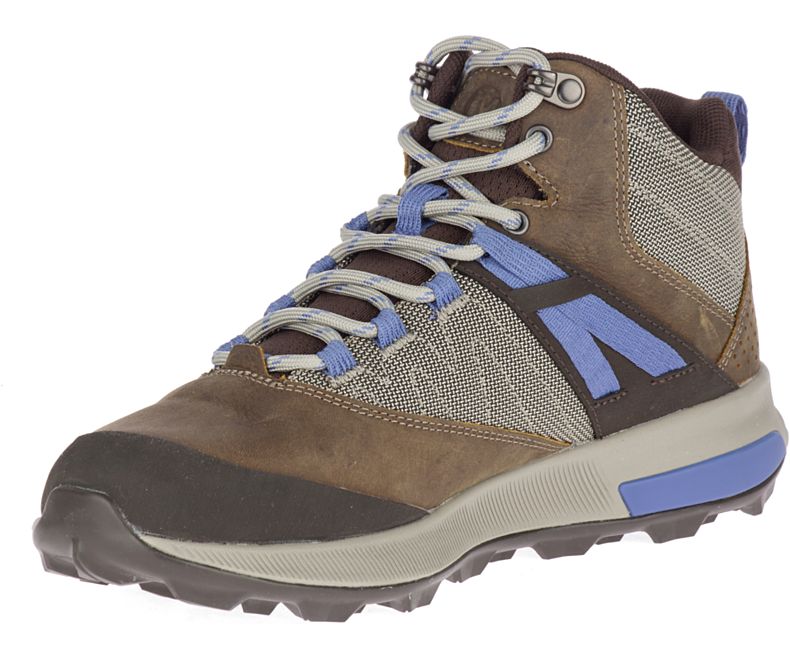 Merrell Zion Mid Vanntette Gåsko Dame Brune | 40758W-1WB