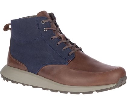 Merrell Ashford Mid Canvas Fritidssko Herre Brune | 41107M-2CB