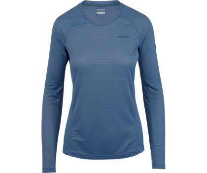 Merrell Entrada II Long Sleeve Tech Tee Skjorter Med Lange Armer Dame Lilla | 32892W-1LP