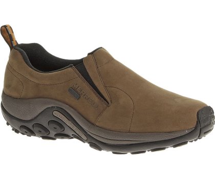 Merrell Jungle Moc Nubuck Vanntette Brede Bredde Tresko Herre Brune | 16955M-2CB