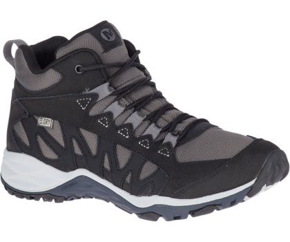 Merrell Lulea Mid Vanntette Gåsko Dame Svarte | 41506W-1WB