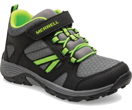 Merrell Outback Mid Boot Fjellstøvler Barn Grå Grønn | 41010K-2HG