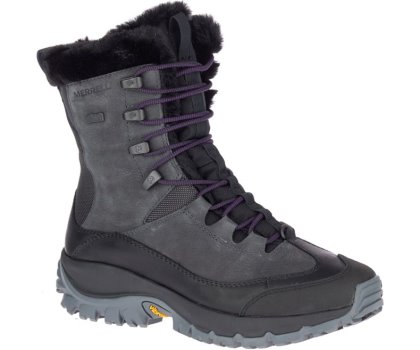 Merrell Thermo Rhea Mid Vanntette Gåsko Dame Mørke Grå | 41497W-1WD