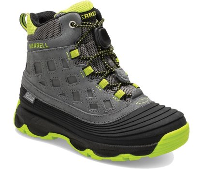 Merrell Thermoshiver 2.0 Vanntette Boot Støvler Barn Grå Svarte Grønn | 41004K-1HG