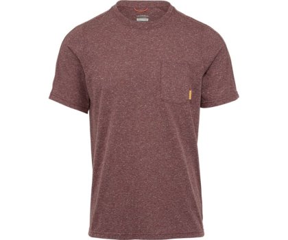 Merrell Trailhead Kort Sleeve Tee with Drirelease® Skjorter Med Korte Ermer Herre Rød | 37541M-2SR