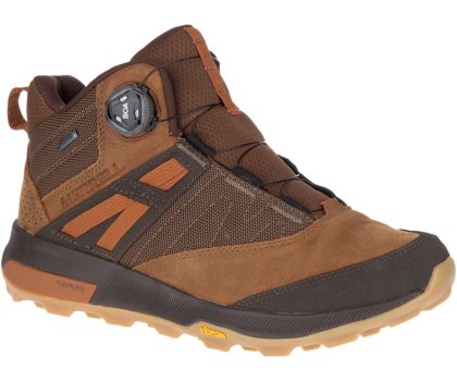 Merrell Zion Boa Mid GORE -TEX® Gåsko Herre Brune | 41232M-2WB