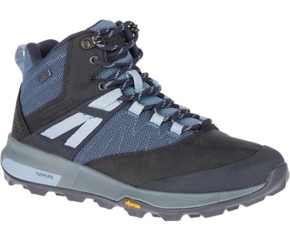 Merrell Zion Mid Vanntette Fjellsko Dame Marineblå | 40758W-1HN